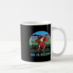 Er ist Rizzin lustigen Ostern Tag Jesus reiten Ska Kaffeetasse