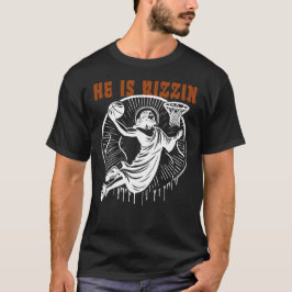 Er ist Rizzin, lustiger Jesus, der Basketball spie T-Shirt