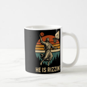 Er ist Rizzin' lustiger Ostern Sketll Jesus Dunkin Kaffeetasse