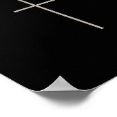 Er ist Rizzin' Riscine Christlichen Männer Gott Go Poster (Ecke)