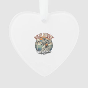 Er ist Rizzin Vintage Basketball Religiöses T-Shir Ornament