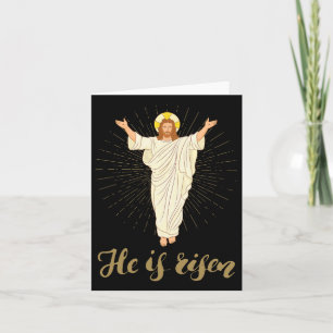 Er ist Rizzins Oster Jesus Christlicher Glaube Karte