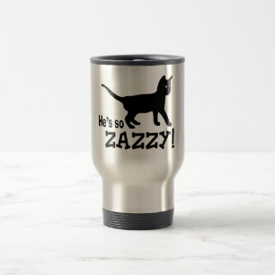 Er ist so Zazzy - Cat Lover Reisebecher