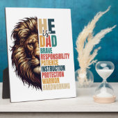 Er ist Vater: Stärke, Ausrichtung und Liebe Fotoplatte (Seite)