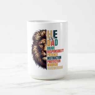Er ist Vater: Stärke, Ausrichtung und Liebe Kaffeetasse