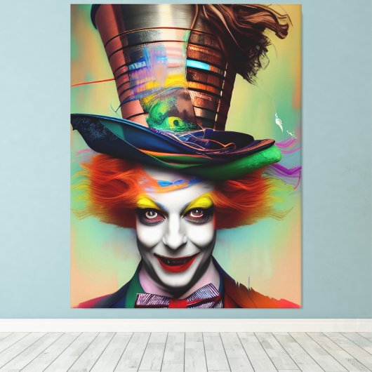 Er ist verrückt leinwanddruck (Insitu (Holzboden))