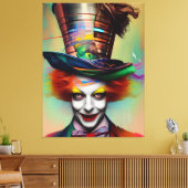 Er ist verrückt leinwanddruck (Insitu (Wohnzimmer))