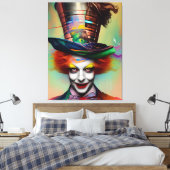 Er ist verrückt leinwanddruck (Insitu (Schlafzimmer))