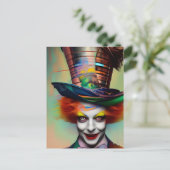 Er ist verrückt postkarte (Stehend Vorderseite)