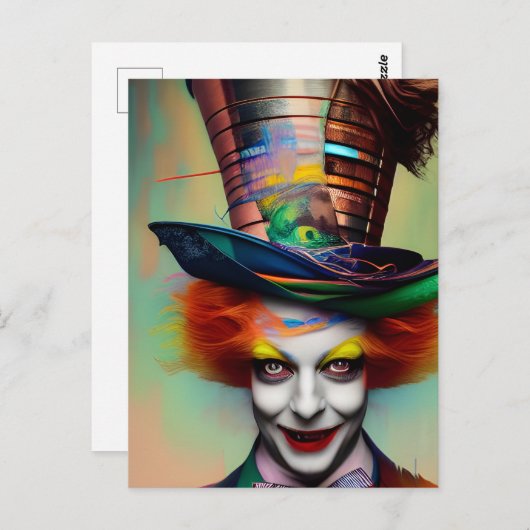 Er ist verrückt postkarte (Vorne/Hinten)