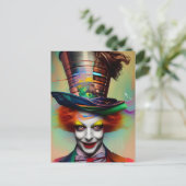 Er ist verrückte Postkarte (Stehend Vorderseite)