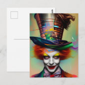 Er ist verrückte Postkarte (Vorne/Hinten)