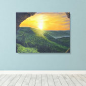 Er ist verschwiegen! leinwanddruck (Insitu (Holzboden))