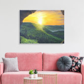 Er ist verschwiegen! leinwanddruck (Insitu (Wohnzimmer))