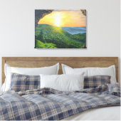 Er ist verschwiegen! leinwanddruck (Insitu (Schlafzimmer))