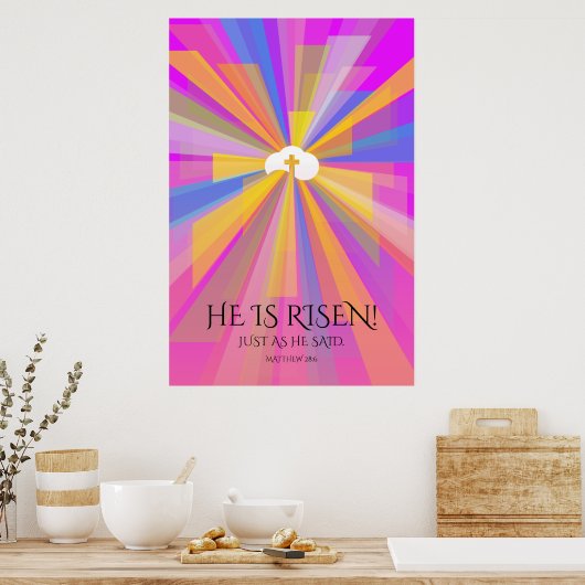 Er ist verschwiegen! poster (Küche)