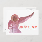 Er ist verschwiegen! postkarte (Vorne/Hinten)