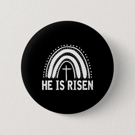 Er ist Vintagen glücklichen Ostern riskiert 1 Button (Vorderseite)