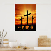 Er ist zu Ostern 28:6 Matthew Risen Poster (Küche)