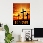Er ist zu Ostern 28:6 Matthew Risen Poster (Heimbüro)