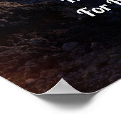 Er ist zu Ostern - bearbeitbares Textposter Poster (Ecke)