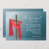 Er ist zu Ostern eingeladen. Einladung (Vorne/Hinten)