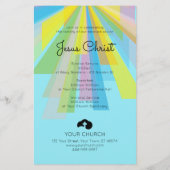 Er ist zu Ostern-Service-Einladungen. Flyer (Hinten)