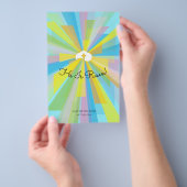 Er ist zu Ostern-Service-Einladungen. Flyer (Handgriff)