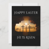 Er ist zu Ostern verschont Feiertagskarte (Vorderseite)