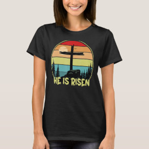 Er ist zu Vintagem Ostern 2023 im Retro-Rhythmus T-Shirt