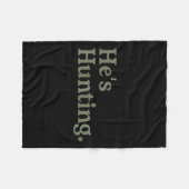 Er jagt Ehefrau auf der Jagd nach der Sonne Fleecedecke (Vorderseite (Horizontal))