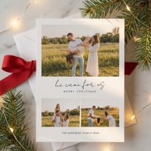 Er kam für uns Religiöse Familie 3 Foto Weihnachte