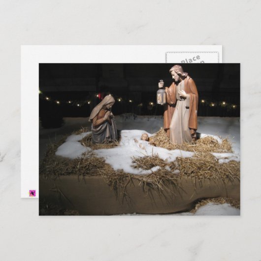 Er kam um Mitternacht klar Postkarte (Vorne/Hinten)