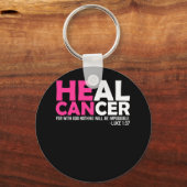 Er kann das Bewusstsein für Phantastischen Brustkr Schlüsselanhänger (Vorderseite)