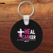 Er kann das Bewusstsein für Phantastischen Brustkr Schlüsselanhänger (Vorderseite)