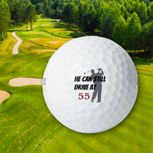 Er kann noch mit 55 fahren golfball