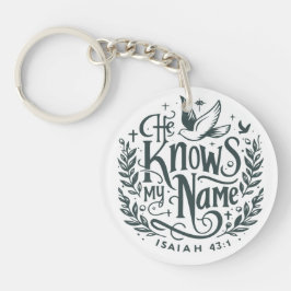 Er kennt meinen Namen Schlüsselanhänger
