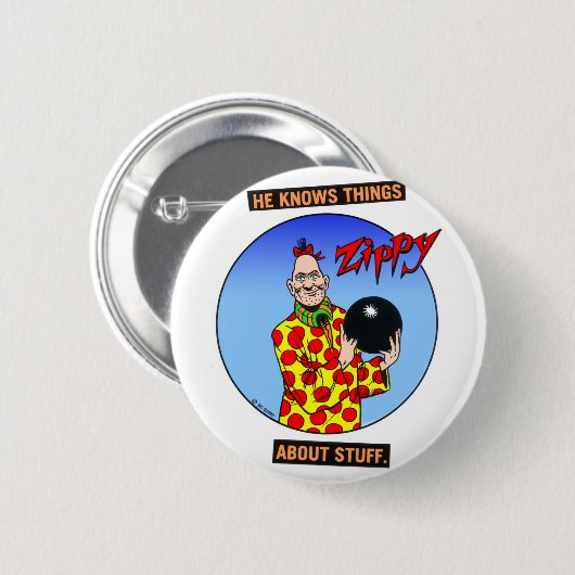 Er kennt Sachen… Button (Vorne & Hinten)