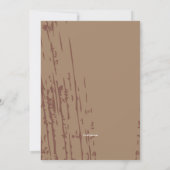 Er kocht gerne Brautparty Einladung (Rückseite)