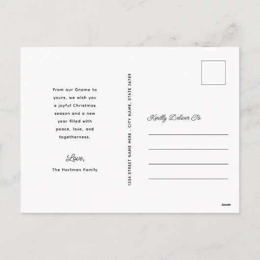 Er kommt, wenn du schlecht oder gut Weihnachten wa (Rückseite)