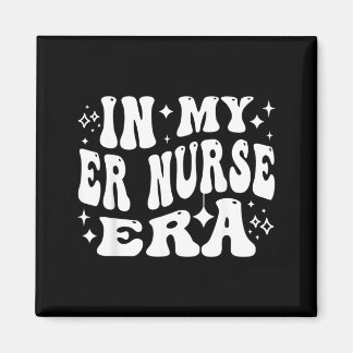 Er Krankenpfleger Vibes Lustige Retro-Notaufnahme Magnet