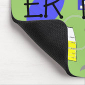Er-Krankenschwester-Ausrüstungs-Entwurf Mousepad (Ecke)