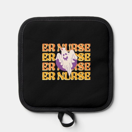 ER-Krankenschwester Boo Crew Notaufnahme Krankensc Topflappen (Vorderseite)