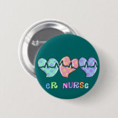 Er-Krankenschwester-Geschenke Button (Vorne & Hinten)