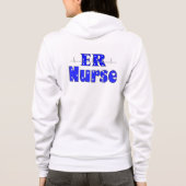 Er-Krankenschwester-ZipHoodie Hoodie (Rückseite)