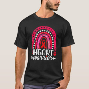 Er Krieger gehen Red Ribbon Regenbogen Er Krankhei T-Shirt