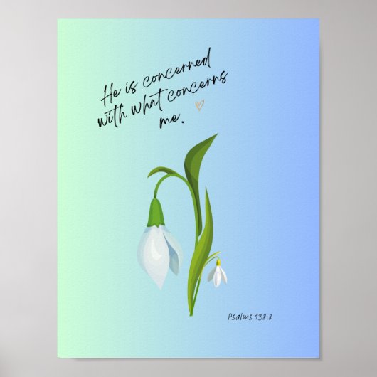 Er kümmert sich darum, was uns betrifft. poster (Vorne)