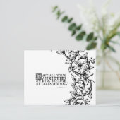 Er kümmert sich um Ihr Biotest Postkarte (Stehend Vorderseite)