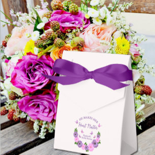 Er lässt ihr Herz flattern Schmetterling Brautpart Geschenkschachtel