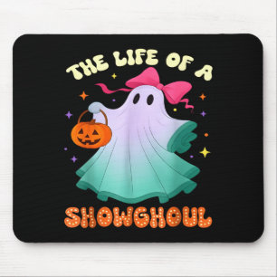Er Leben eines Showghoul Retro-Halloween-Shows Gei Mousepad